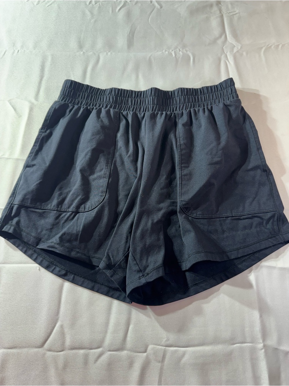 all in motion XS Black Athletic Elastic-Waist Shorts